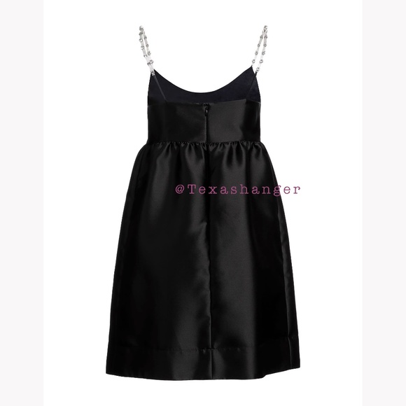 NWT Sandro Ambre Babydoll Dress Size 6 Noir - Picture 8 of 16
